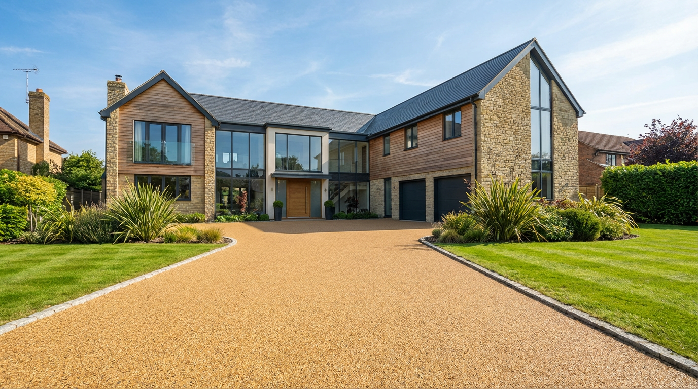 Stunning resin driveway in Teesside